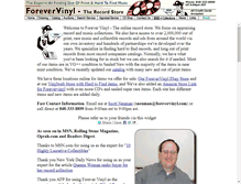 Tablet Screenshot of forevervinyl.com